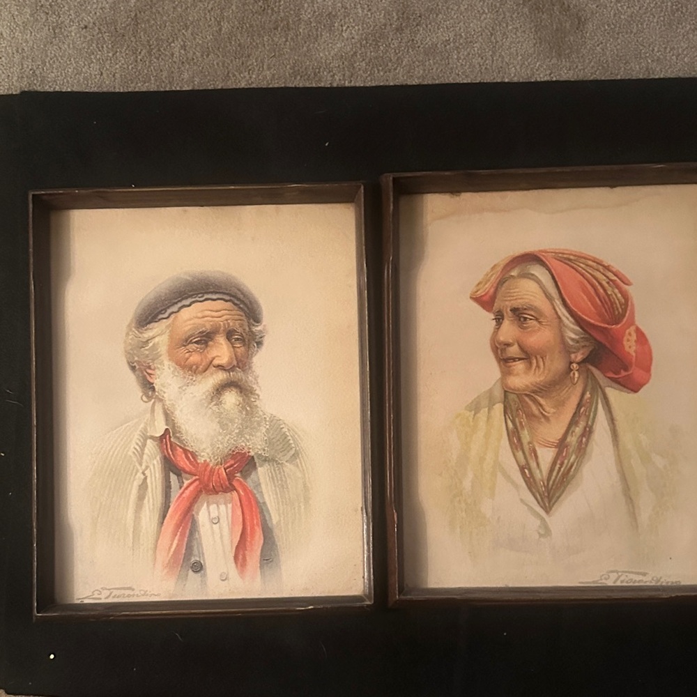 Black Double Picture Frame